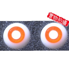【现货】特价秒杀 英眼 14mm P/W系列 Orange White Pupil 低弧