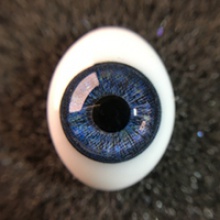 【现货】塔林眼 12MM 船型玻璃眼 Dark Blue